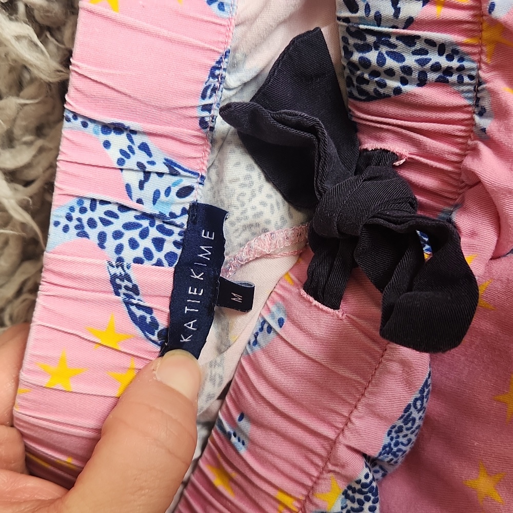 Katie Kime Cosmic Cheetah Pajama Pants Set Size Medium. - Picture 4 of 10
